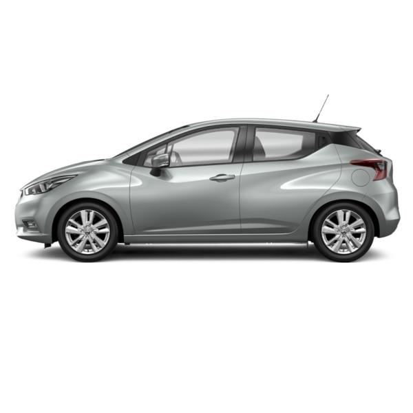 NISSAN MICRA Silver platinium Lateral